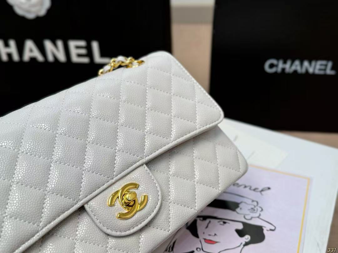 CHANE1 キャビアチェーンショルダークロスボディバッグ【 50％割引+送料無料】