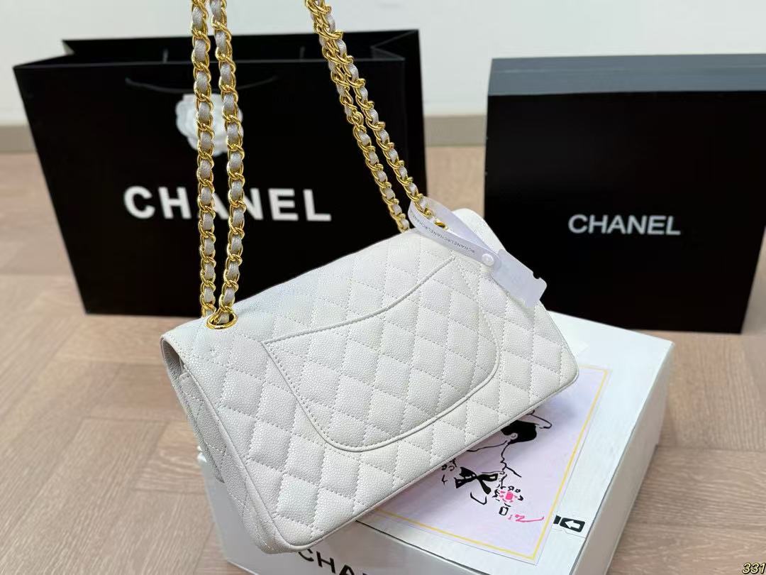 CHANE1 キャビアチェーンショルダークロスボディバッグ【 50％割引+送料無料】