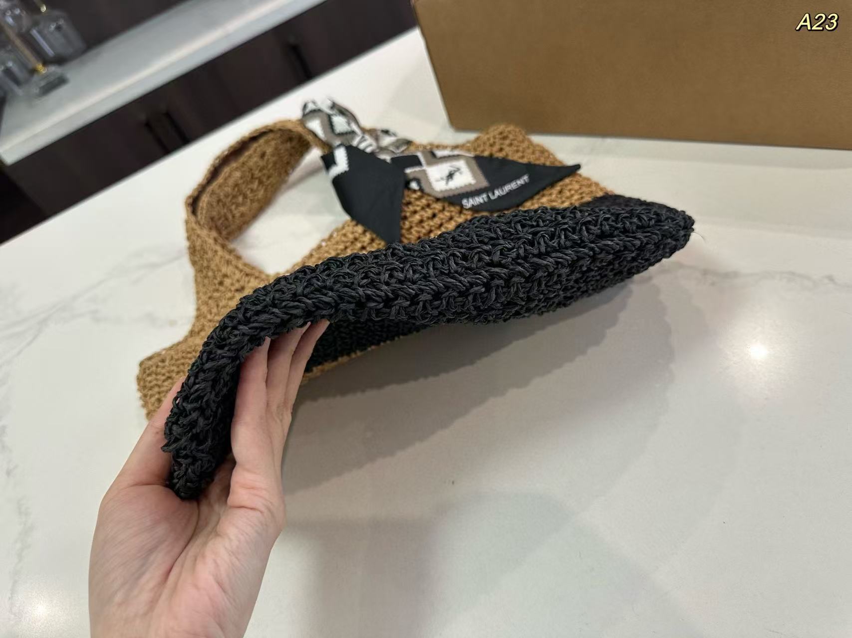 YSLカラーマッチングストローバッグ【 50％割引+送料無料】