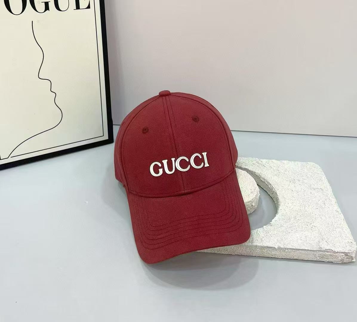 GUCC1 シンプル ベースボールキャップ【 50％割引+送料無料】