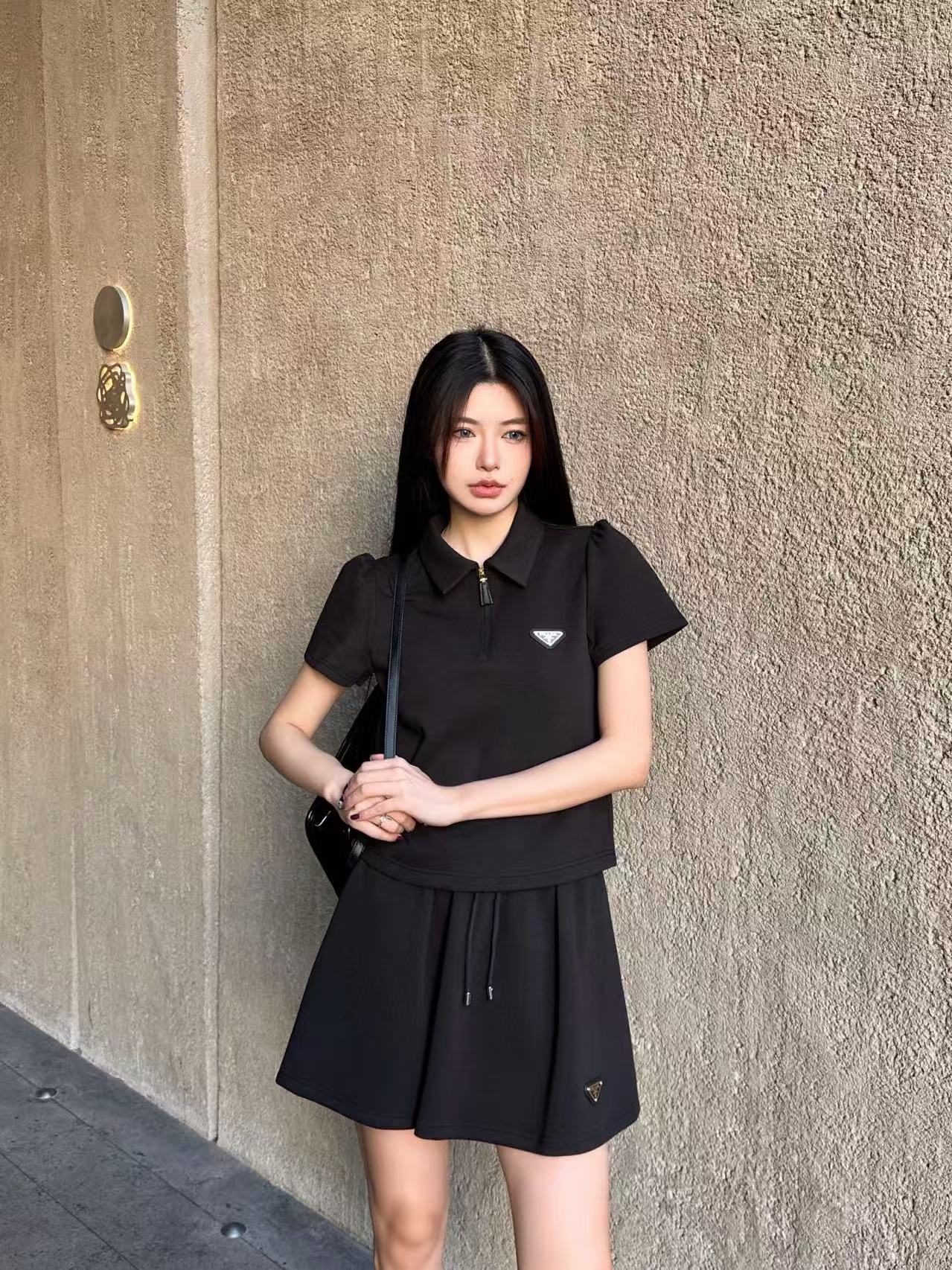 PR4DA ラペルトップ+スカート ツーピースセット【 50％割引+送料無料】