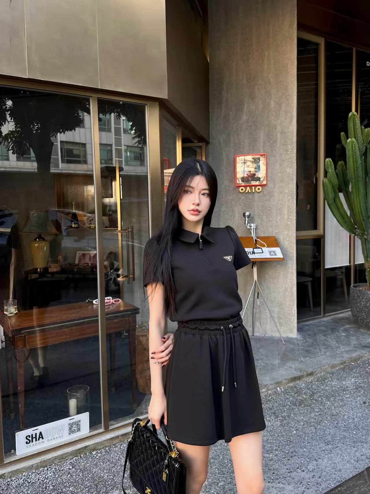 PR4DA ラペルトップ+スカート ツーピースセット【 50％割引+送料無料】