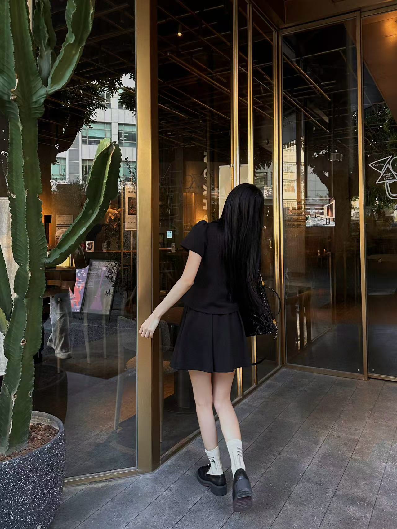 PR4DA ラペルトップ+スカート ツーピースセット【 50％割引+送料無料】