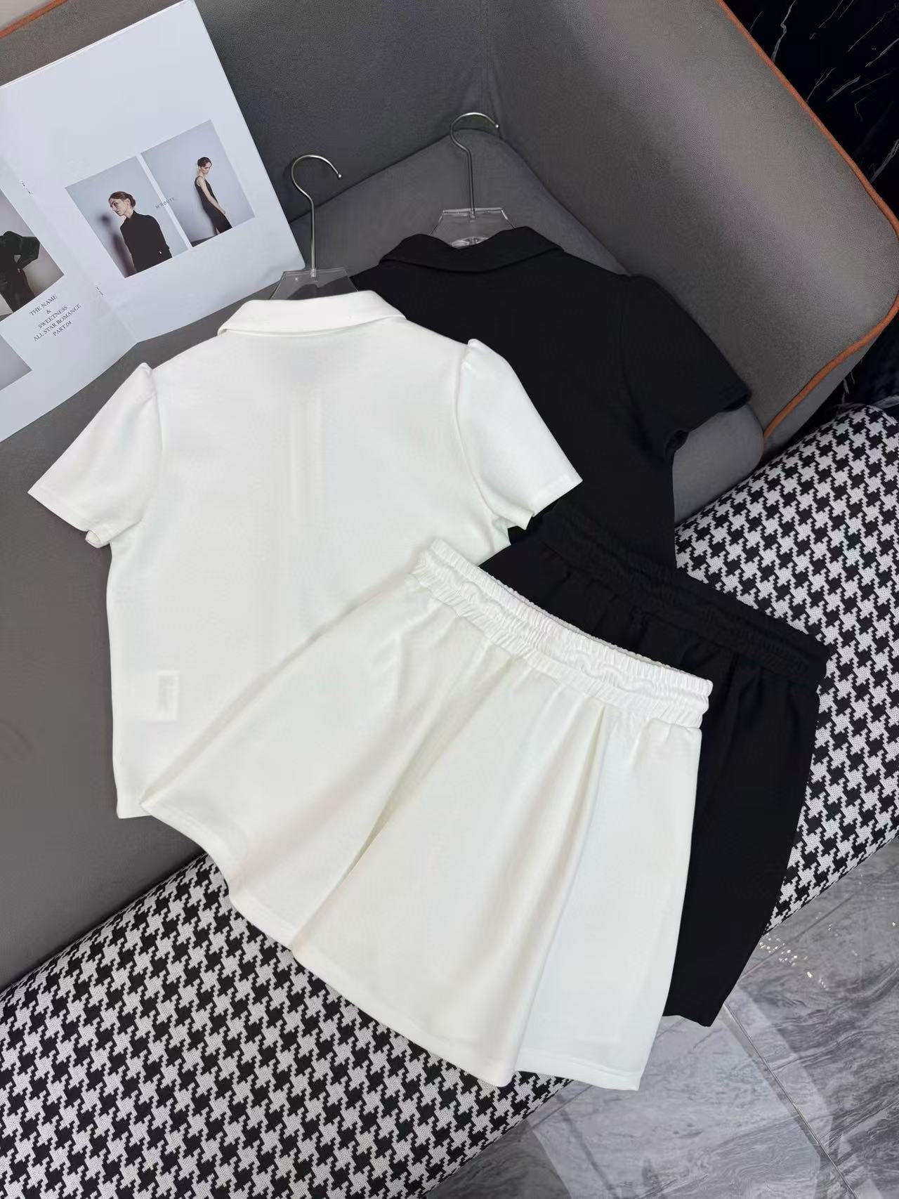 PR4DA ラペルトップ+スカート ツーピースセット【 50％割引+送料無料】