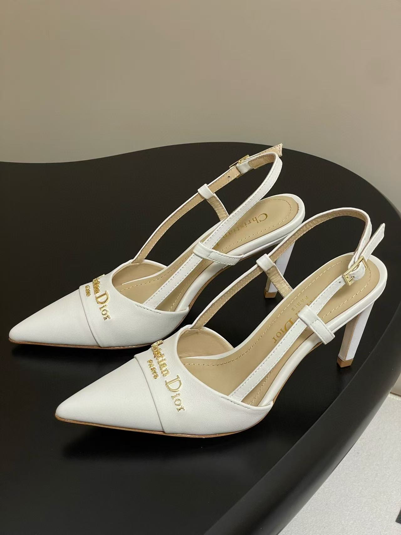 DI0R 高品質レザー ポインテッドトゥ ハイヒール【50％割引+送料無料】