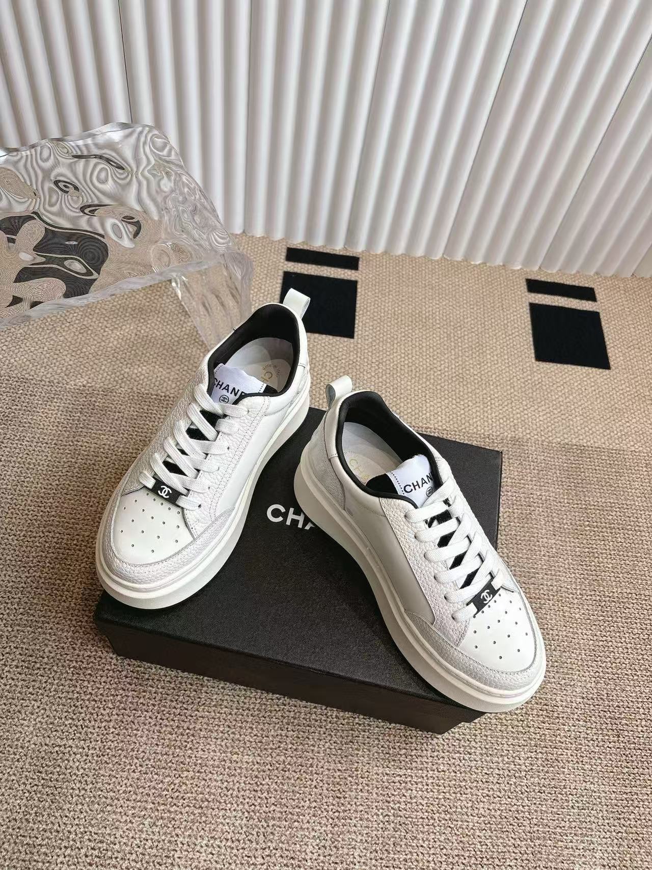 CHANE1 高品質厚底スニーカー【50％割引+送料無料】