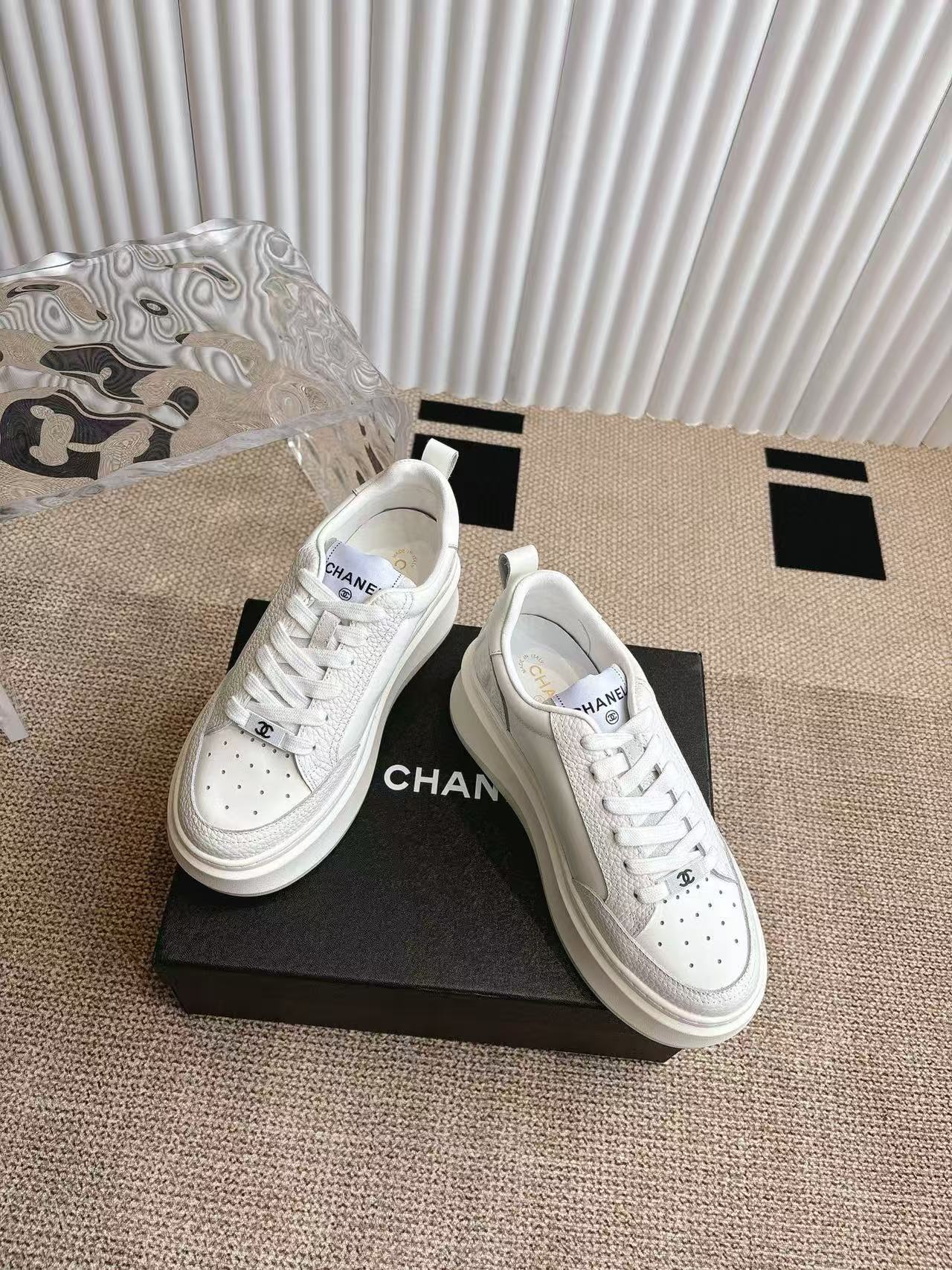 CHANE1 高品質厚底スニーカー【50％割引+送料無料】