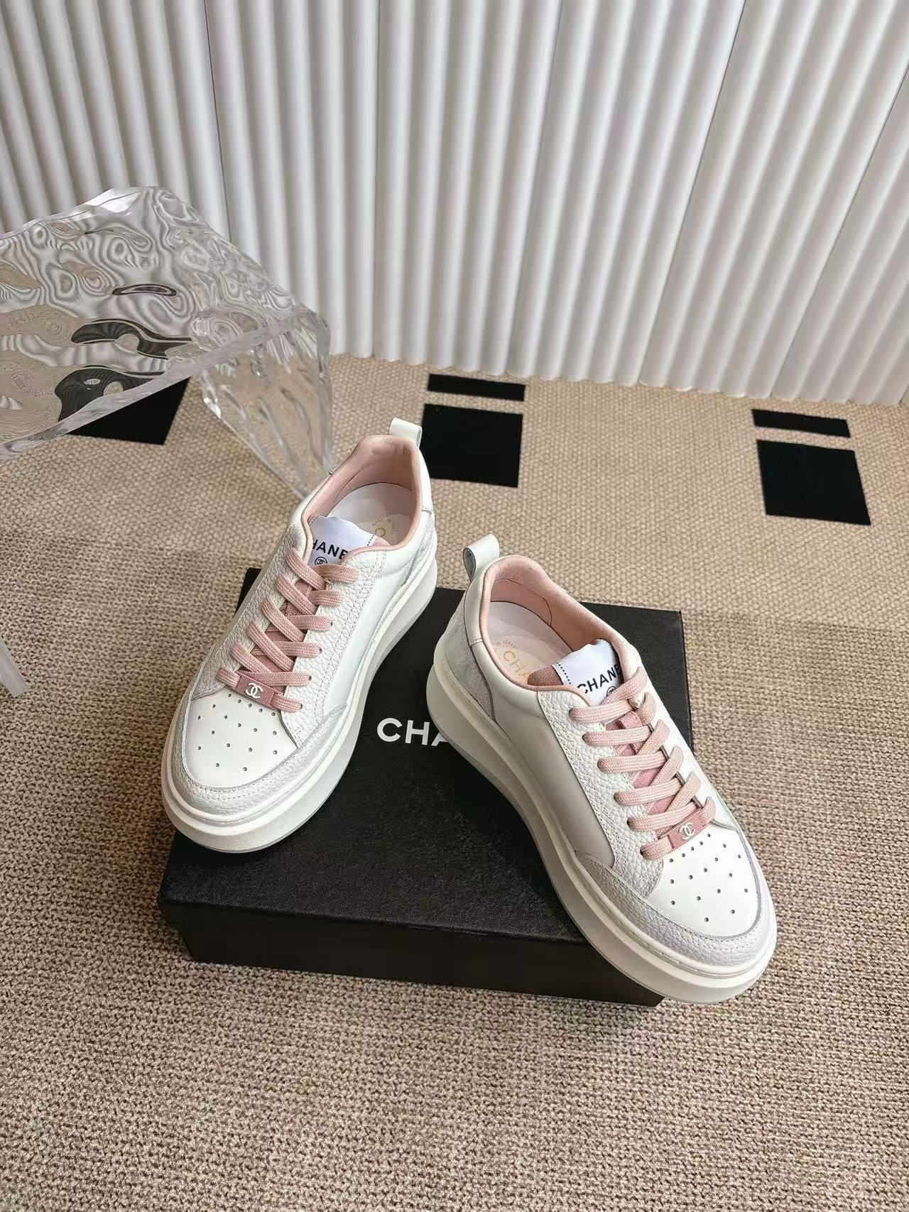 CHANE1 高品質厚底スニーカー【50％割引+送料無料】