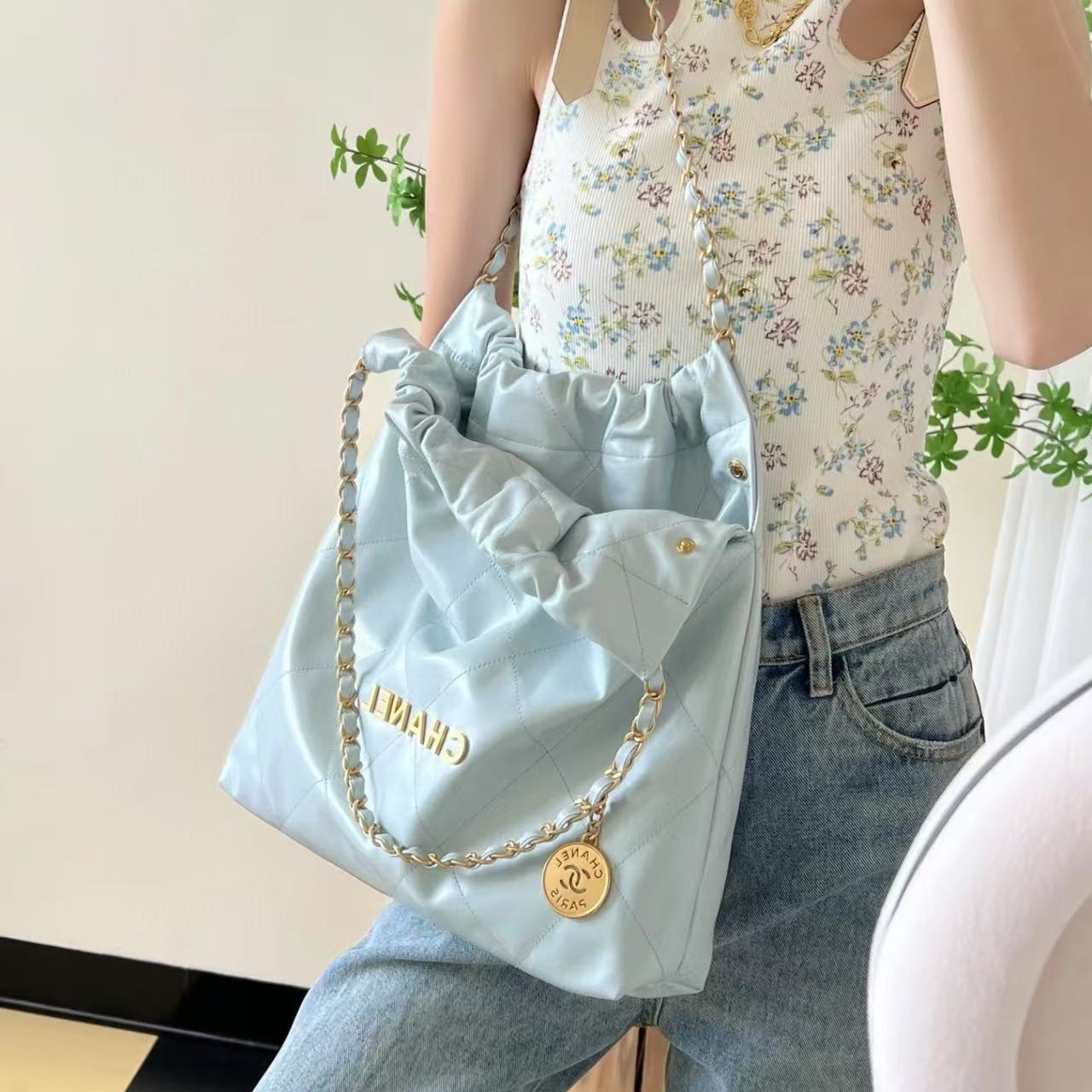 CHANE1 チェーンショッピングバッグ【 50％割引+送料無料】