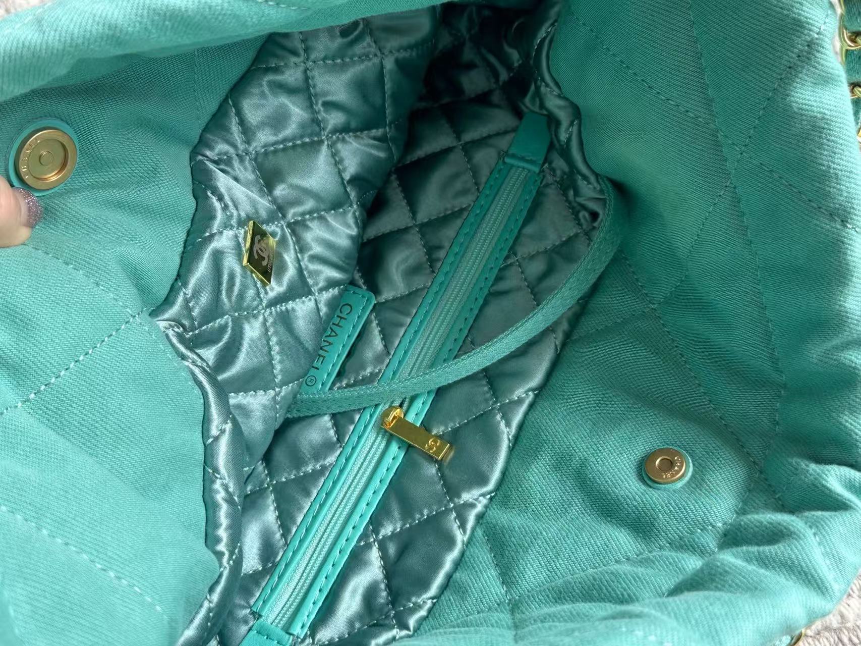 CHANE1 チェーンデニムショッピングバッグ【 50％割引+送料無料】