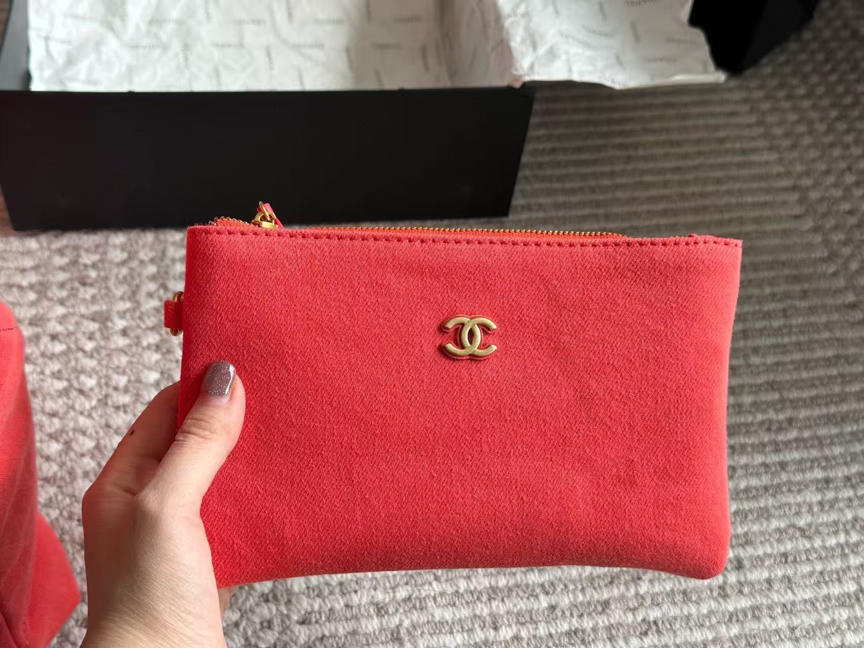 CHANE1 チェーンデニムショッピングバッグ【 50％割引+送料無料】