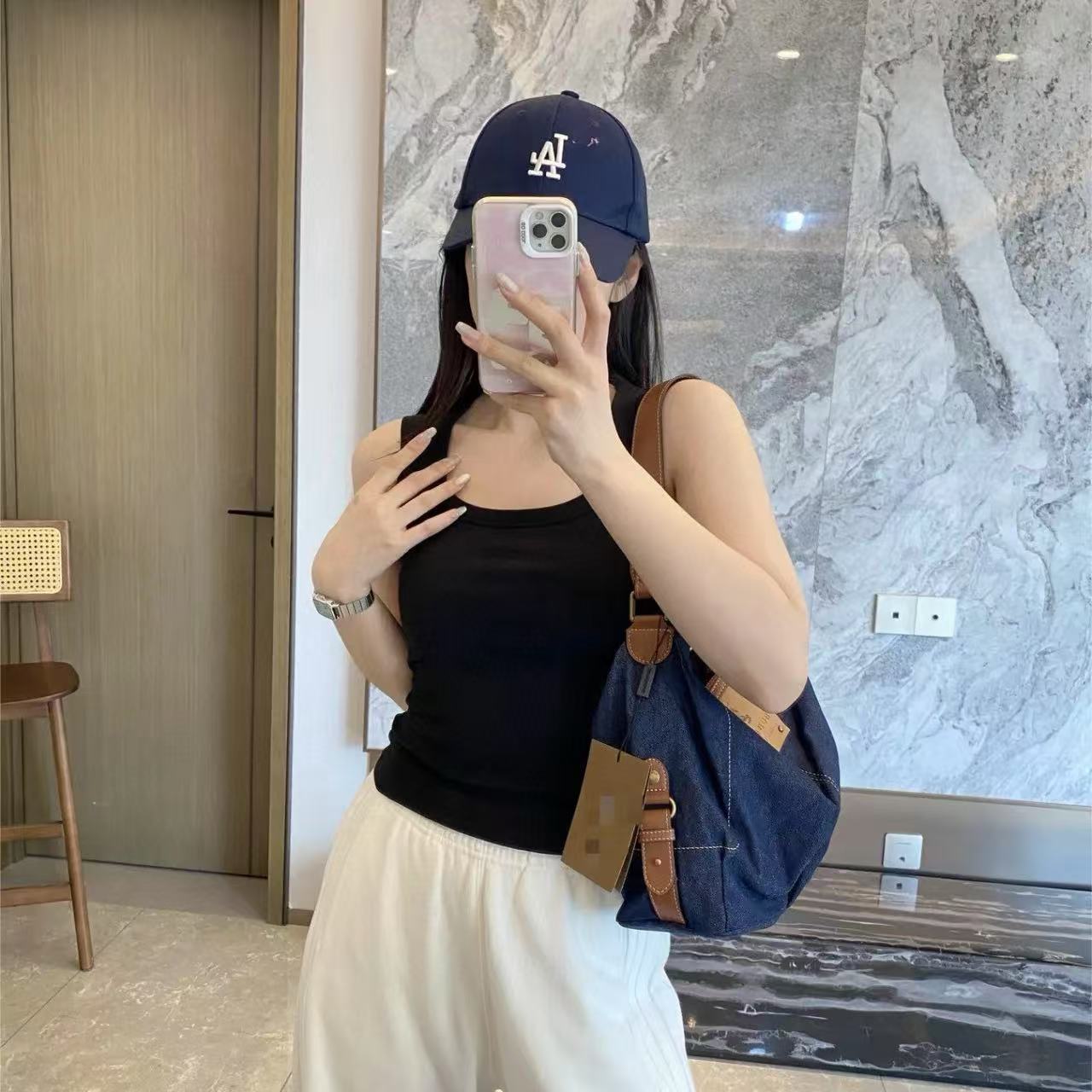 BUR8ERRYデニムハンドバッグ【 50％割引+送料無料】