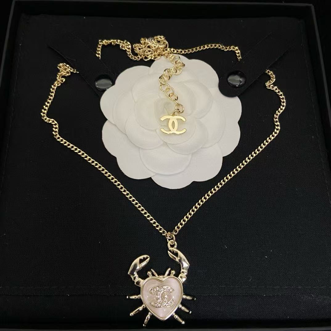 CHANE1 カニ ダイヤモンド ネックレス【 50％割引+送料無料】