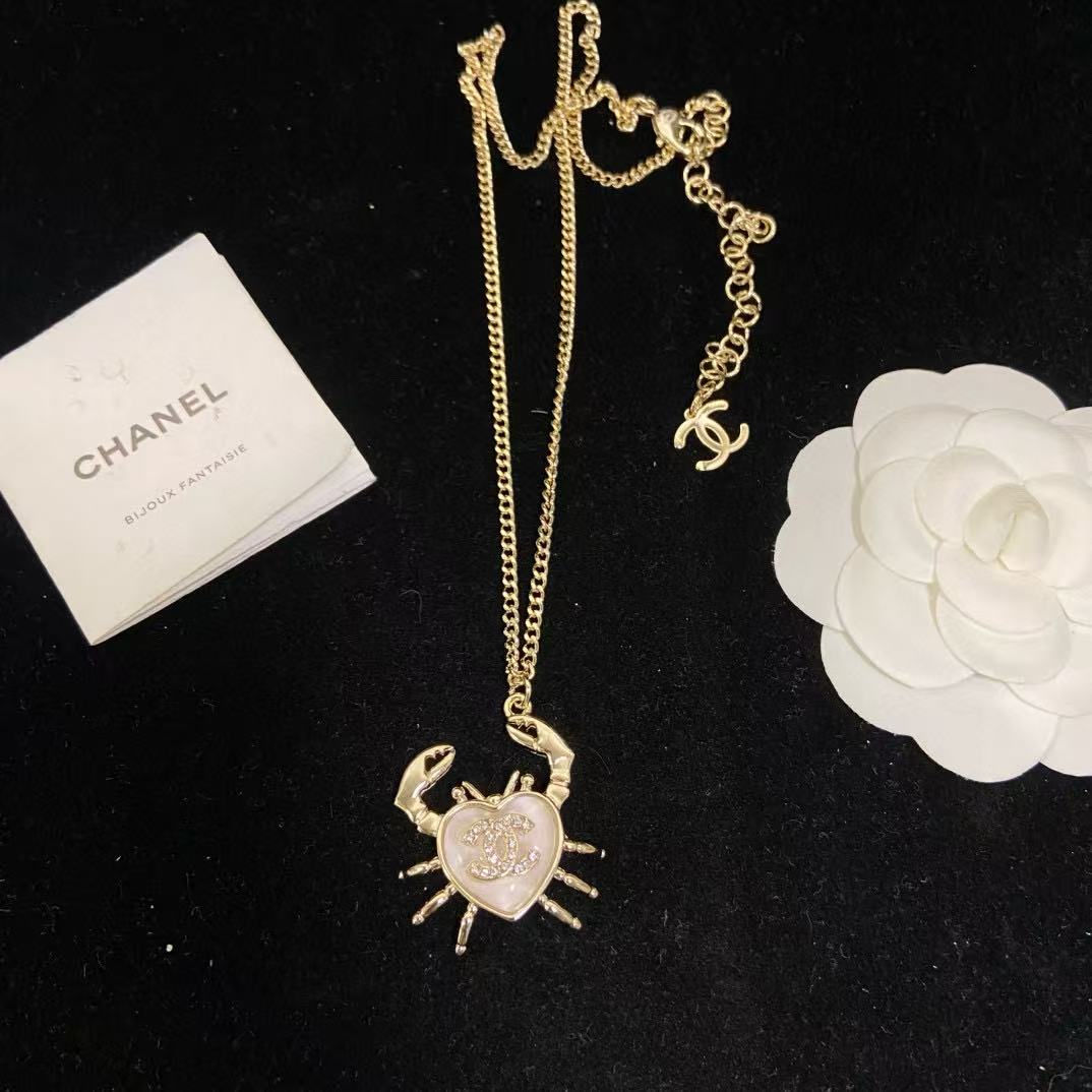 CHANE1 カニ ダイヤモンド ネックレス【 50％割引+送料無料】