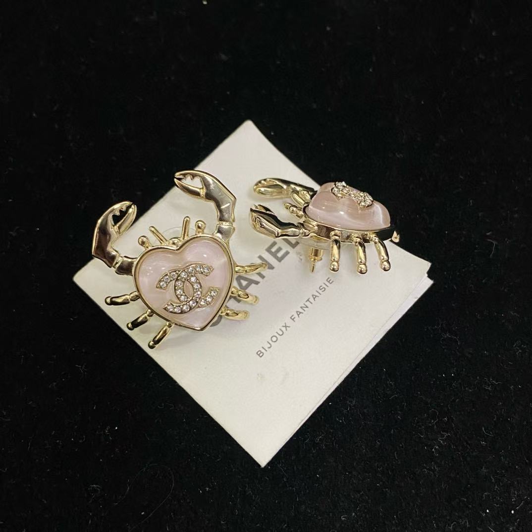 CHANE1 カニ ピアス【 50％割引+送料無料】