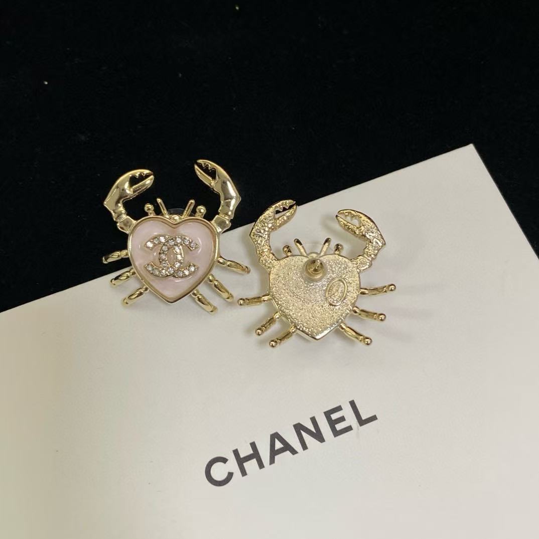 CHANE1 カニ ピアス【 50％割引+送料無料】
