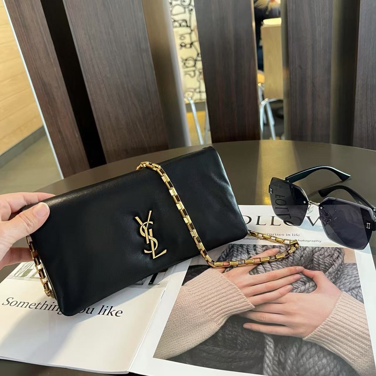 YSLチェーンアンダーアームバッグ【 50％割引+送料無料】