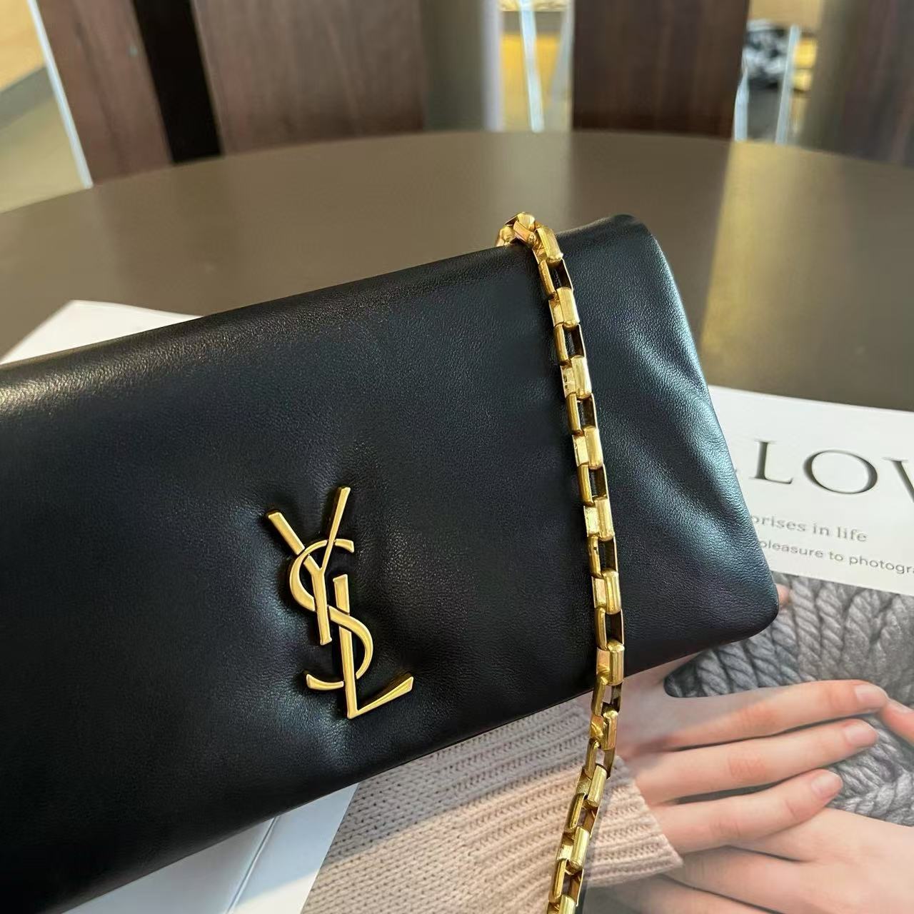 YSLチェーンアンダーアームバッグ【 50％割引+送料無料】