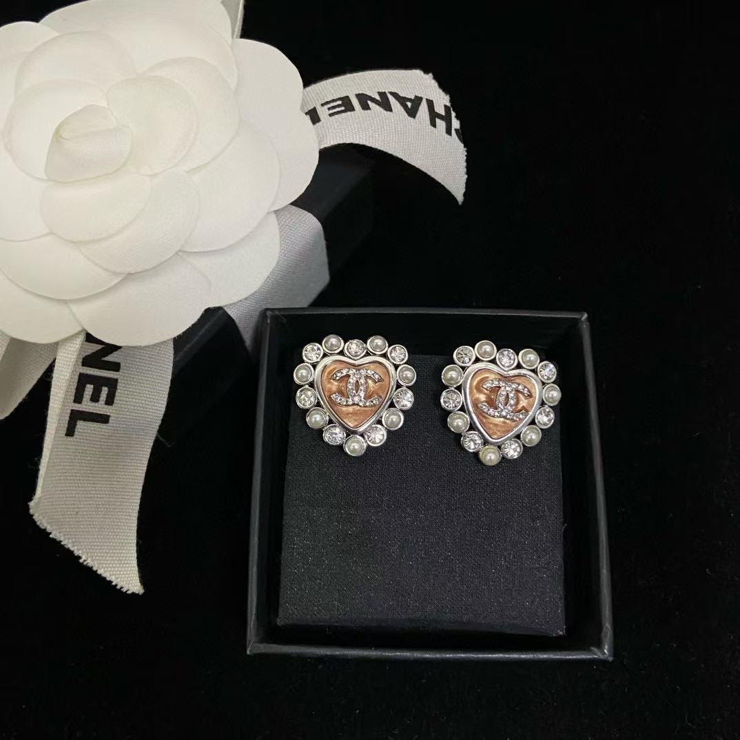 CHANE1 ハートシェイプ ダイヤモンド スタッドピアス【 50％割引+送料無料】