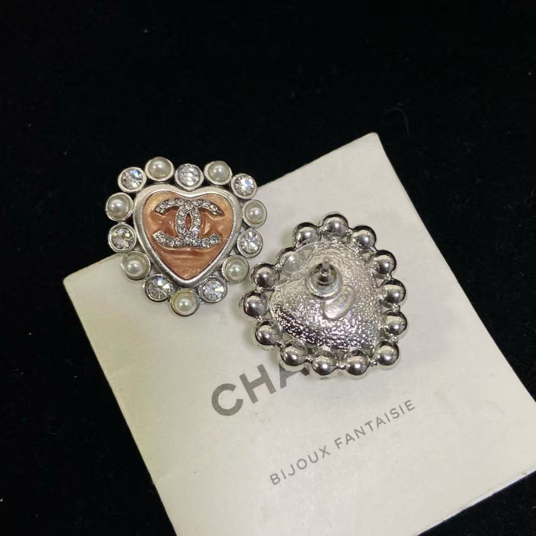 CHANE1 ハートシェイプ ダイヤモンド スタッドピアス【 50％割引+送料無料】