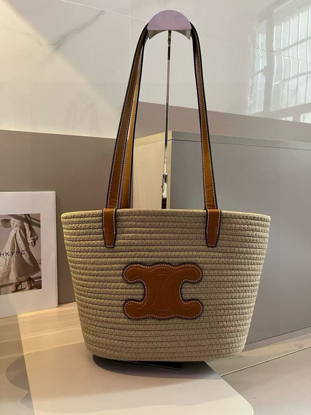 CEL1NE ラフィット織りバッグ【 50％割引+送料無料】