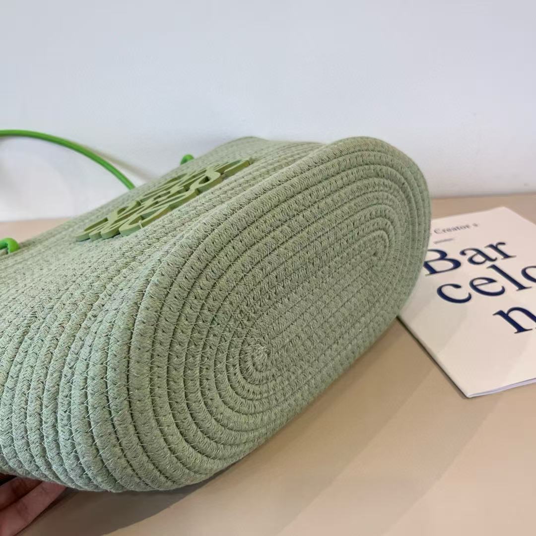 L0WEW ラフィア編みバッグ【 50％割引+送料無料】