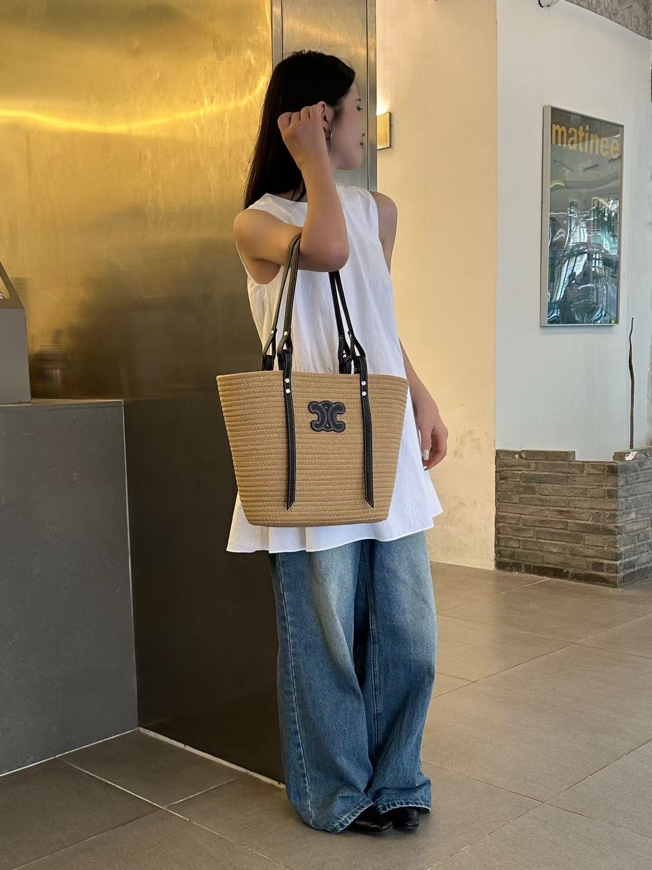 CEL1NE 凱旋門織りトートバッグ【 50％割引+送料無料】