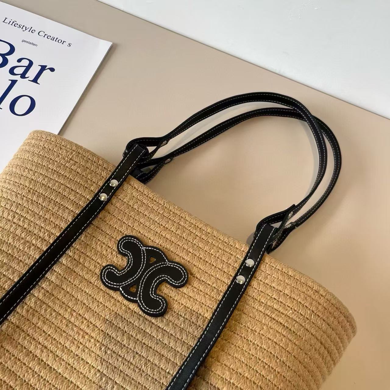 CEL1NE 凱旋門織りトートバッグ【 50％割引+送料無料】