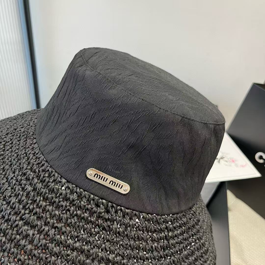 M1UM1U シンプル織りバケットハット【 50％割引+送料無料】