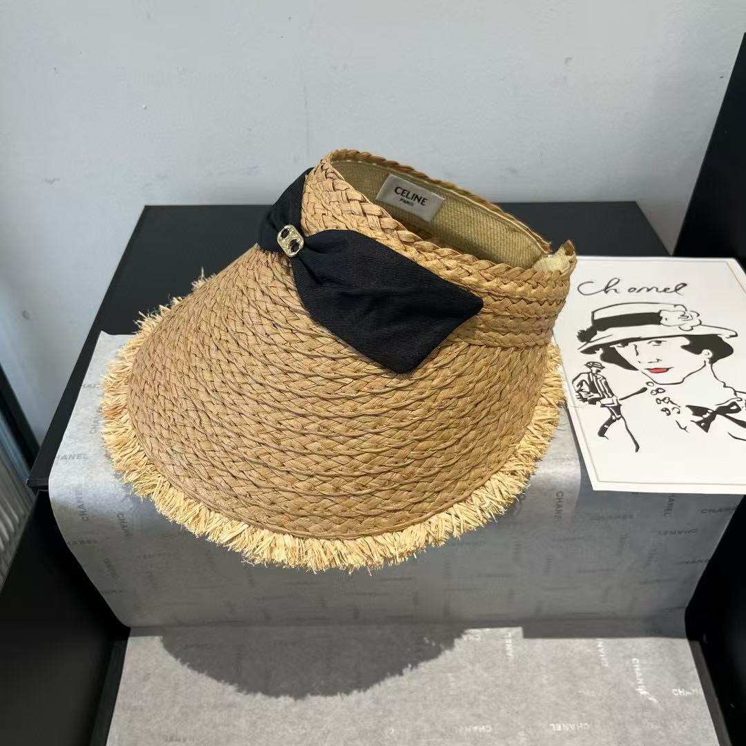 CHANE1 リボンサンハット【 50％割引+送料無料】