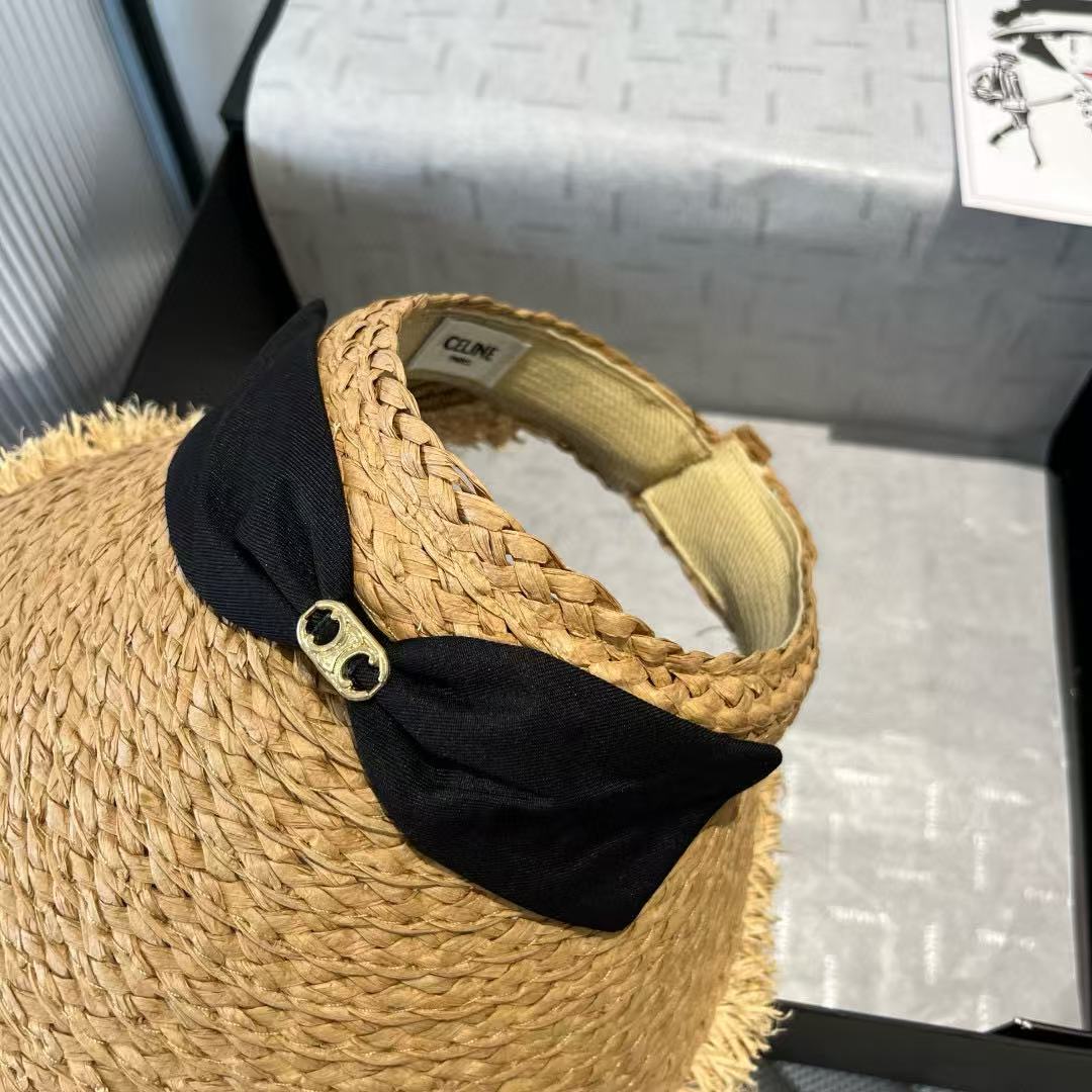 CHANE1 リボンサンハット【 50％割引+送料無料】