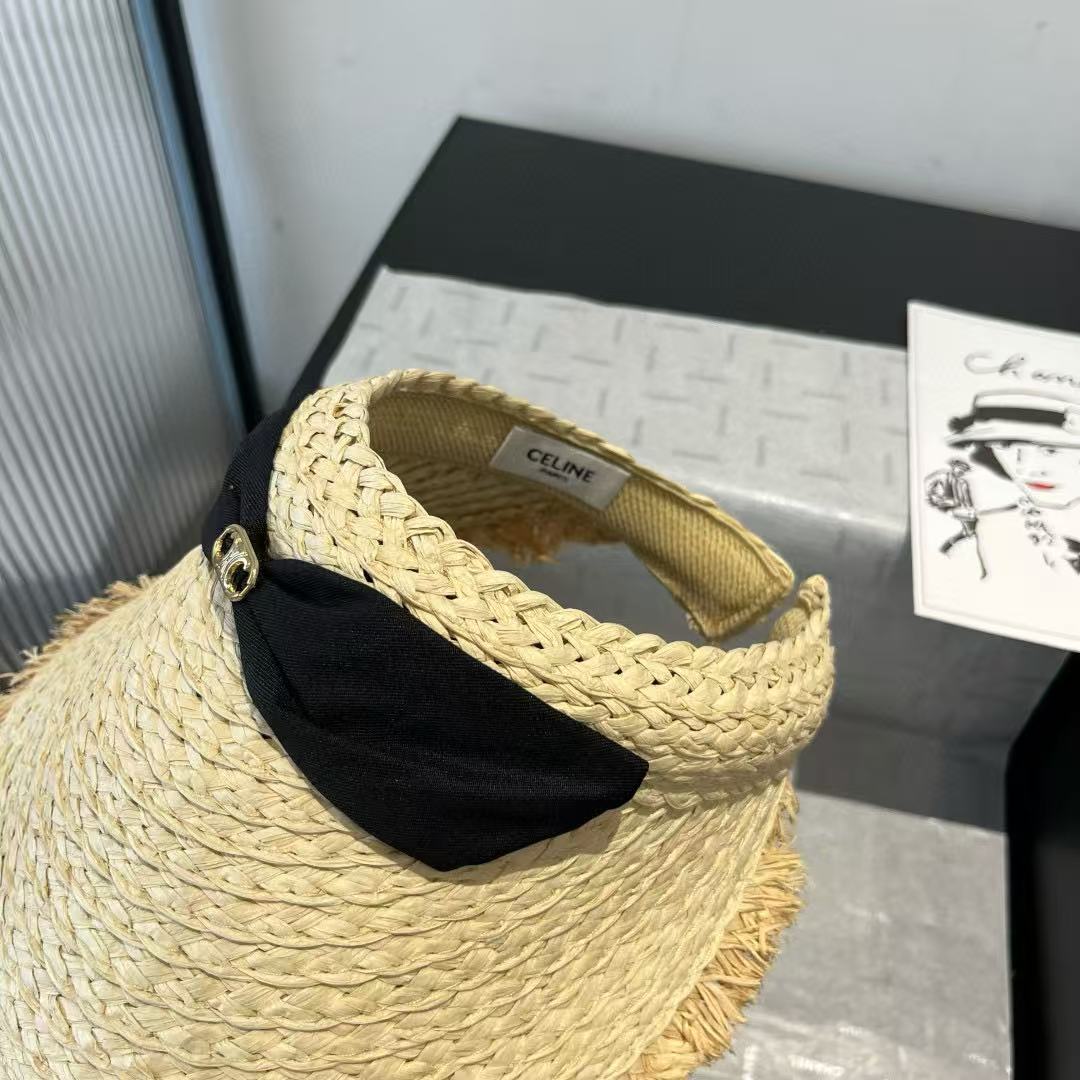 CHANE1 リボンサンハット【 50％割引+送料無料】