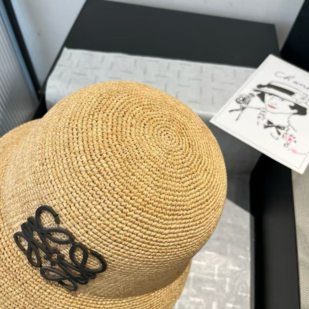 L0WEW 織りラフィアバケットハット【 50％割引+送料無料】