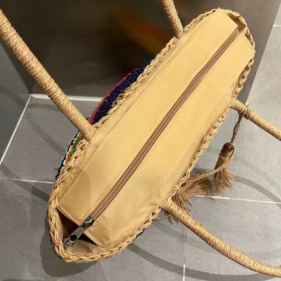 M1UM1U カラフルストローバッグ【 50％割引+送料無料】