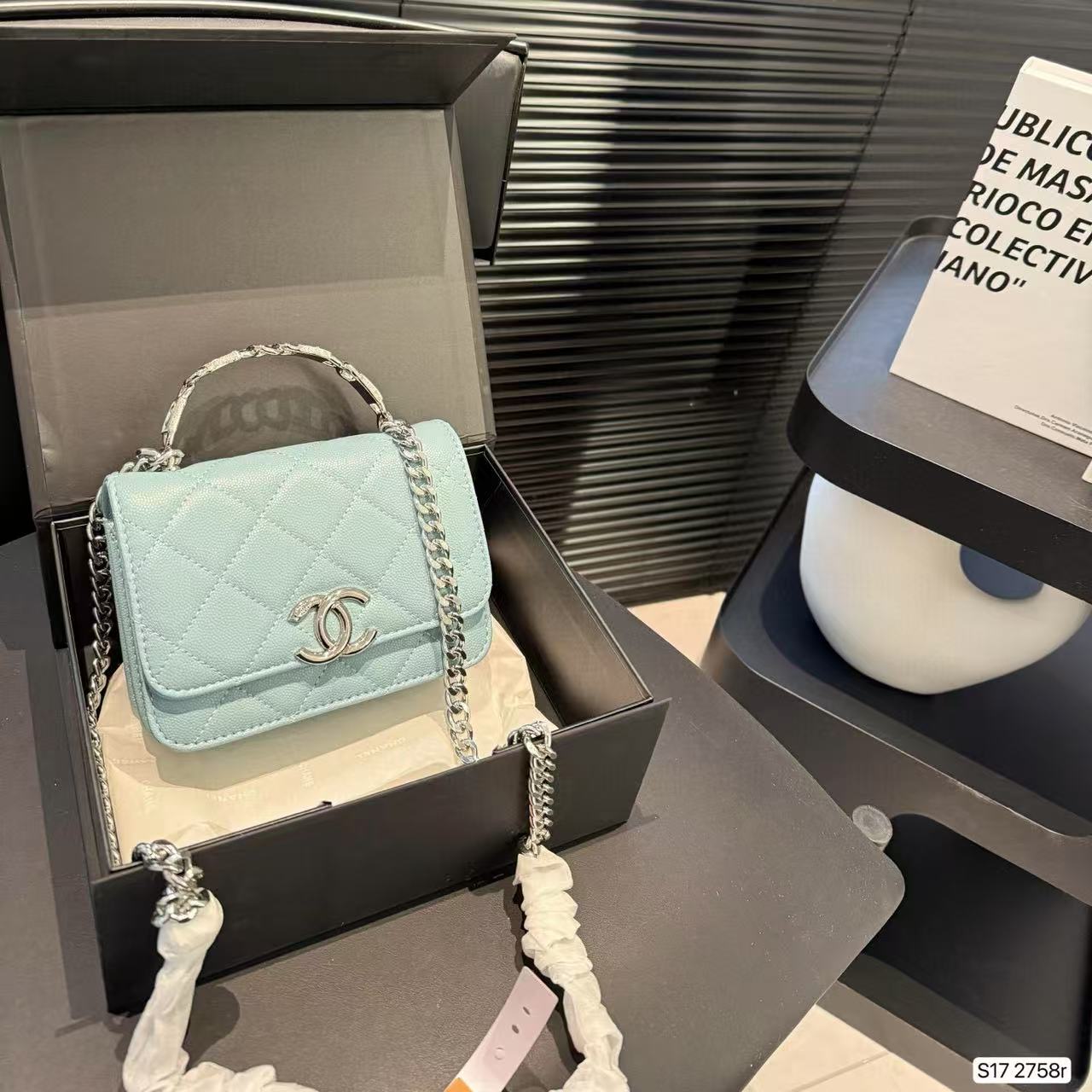 CHANE1 ダブルC チェーン ハンドバッグ【 50％割引+送料無料】