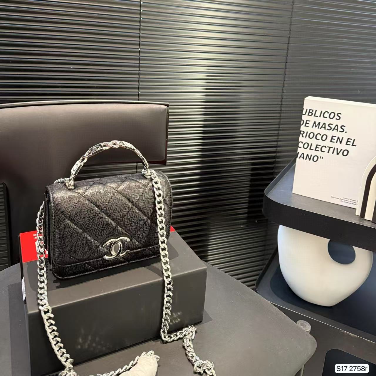 CHANE1 ダブルC チェーン ハンドバッグ【 50％割引+送料無料】