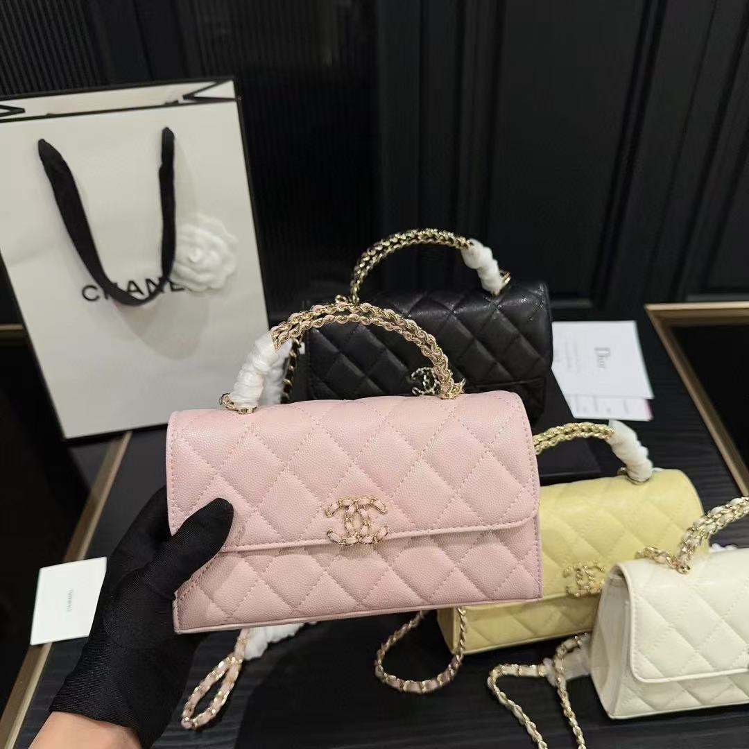 CHANE1 kellyハンドルチェーンバッグ【 50％割引+送料無料】