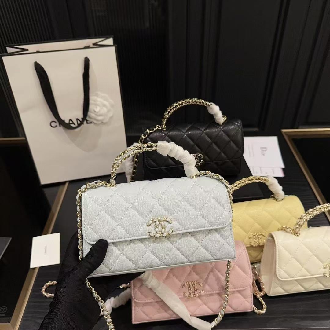 CHANE1 kellyハンドルチェーンバッグ【 50％割引+送料無料】