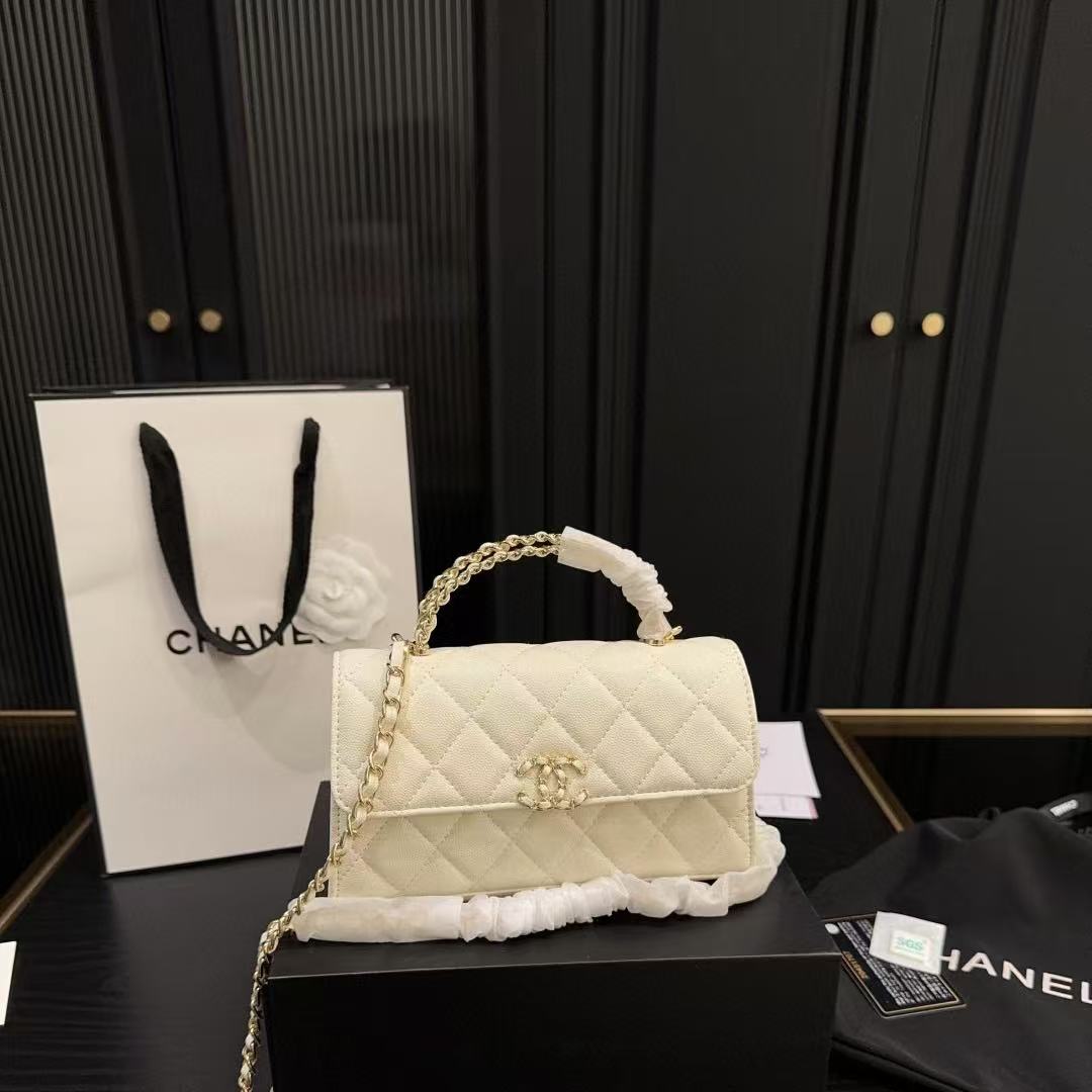 CHANE1 kellyハンドルチェーンバッグ【 50％割引+送料無料】