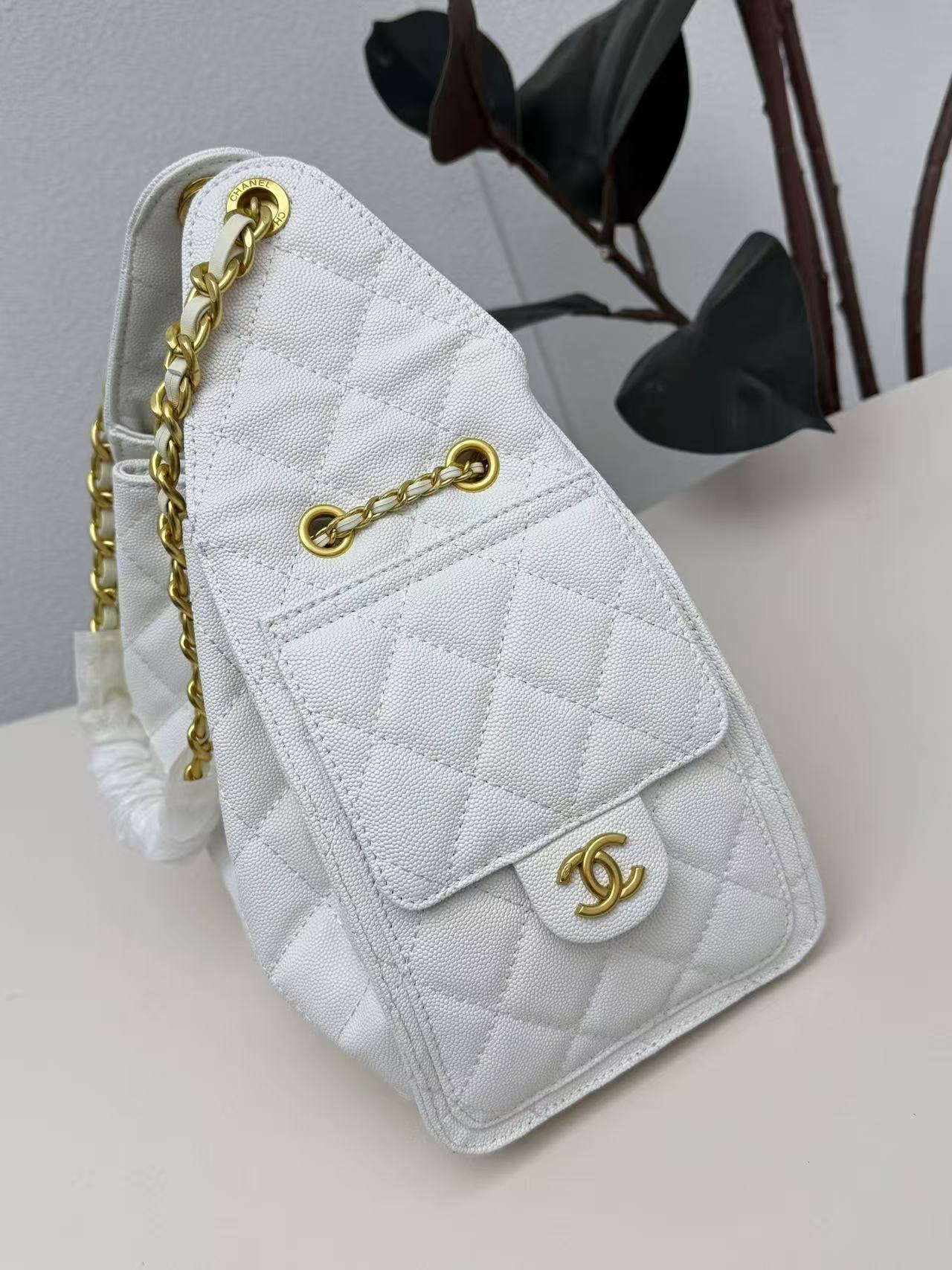 CHANE1 牛革バケットバッグ【 50％割引+送料無料】