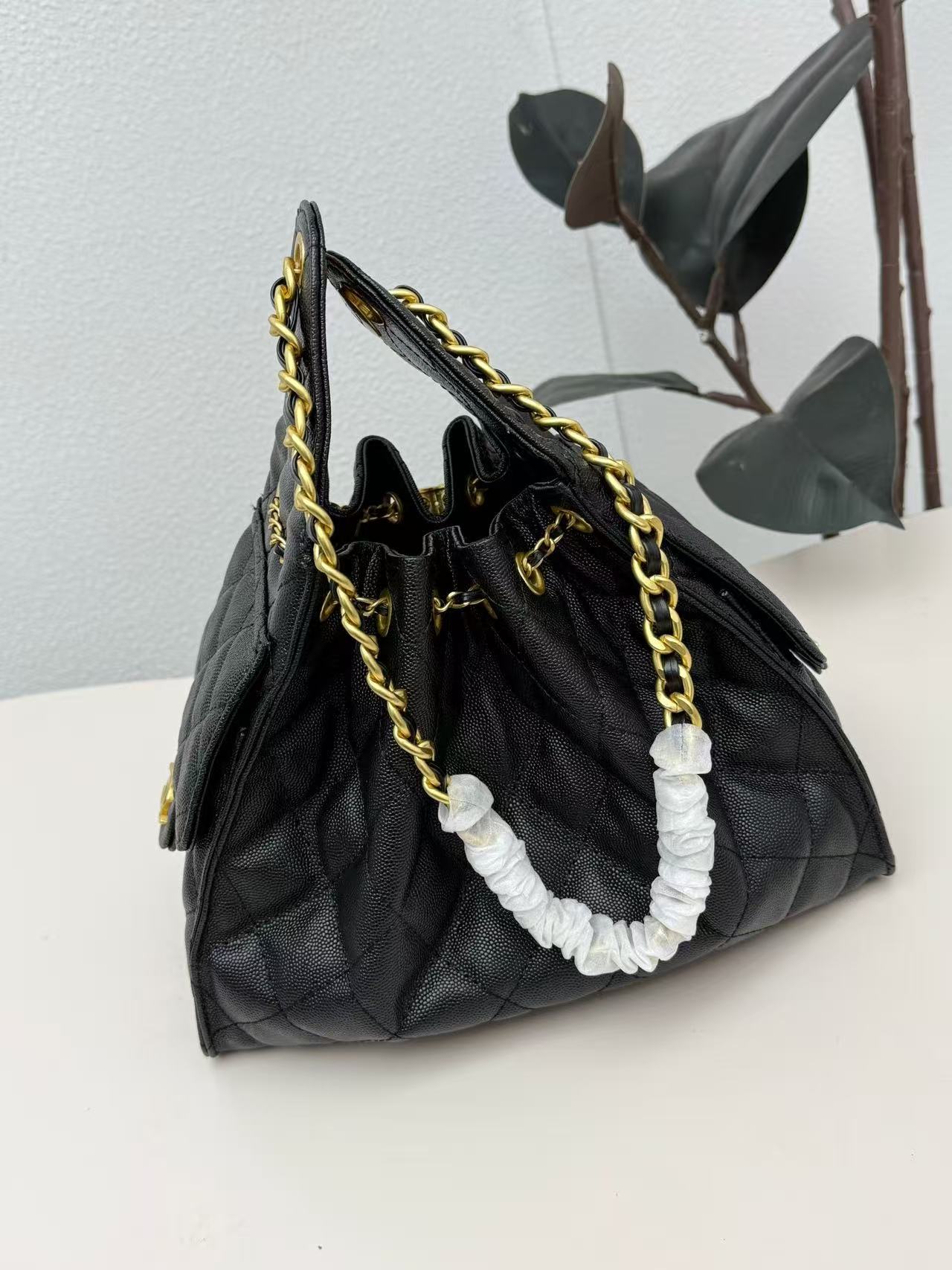 CHANE1 牛革バケットバッグ【 50％割引+送料無料】