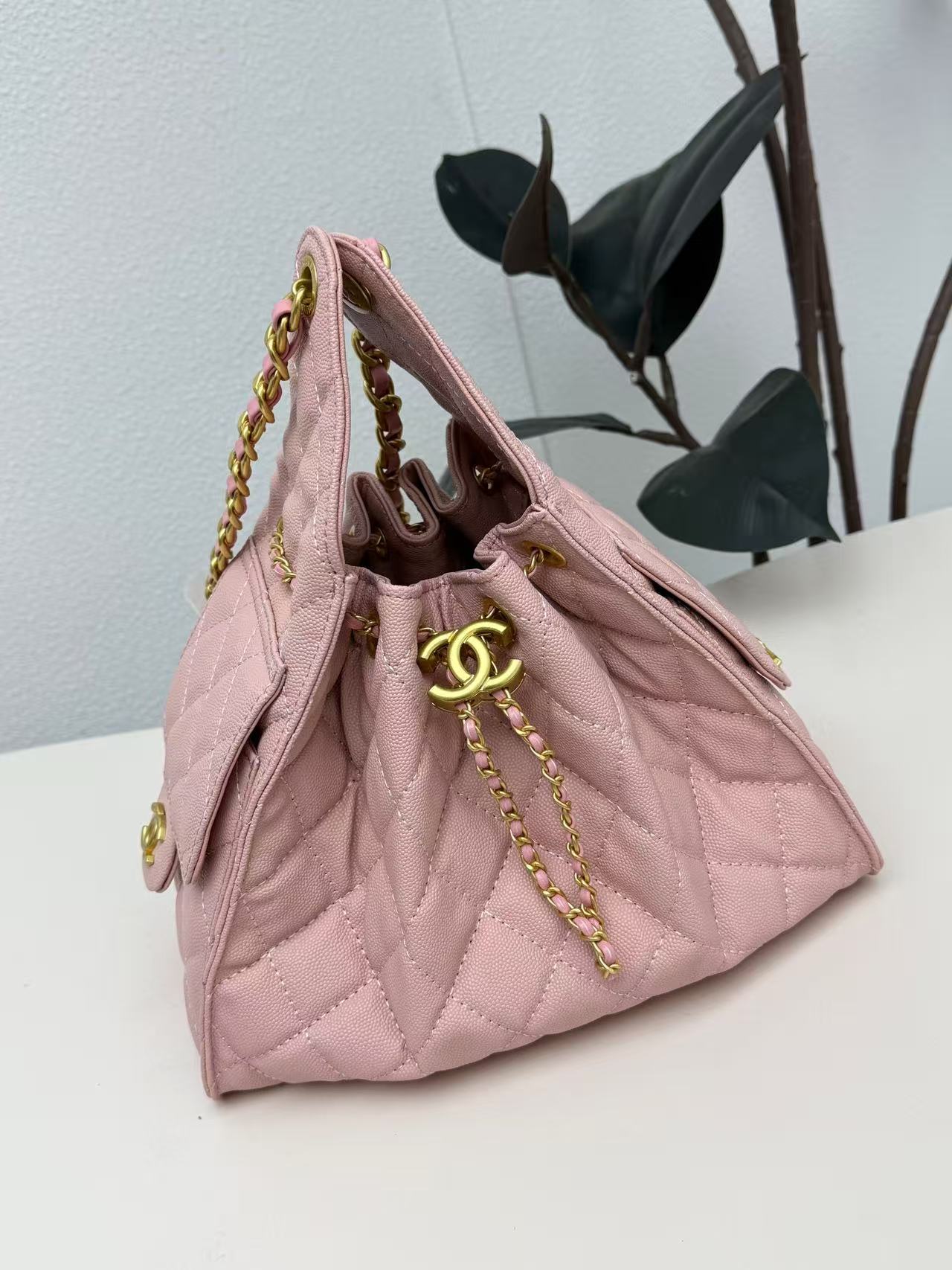 CHANE1 牛革バケットバッグ【 50％割引+送料無料】