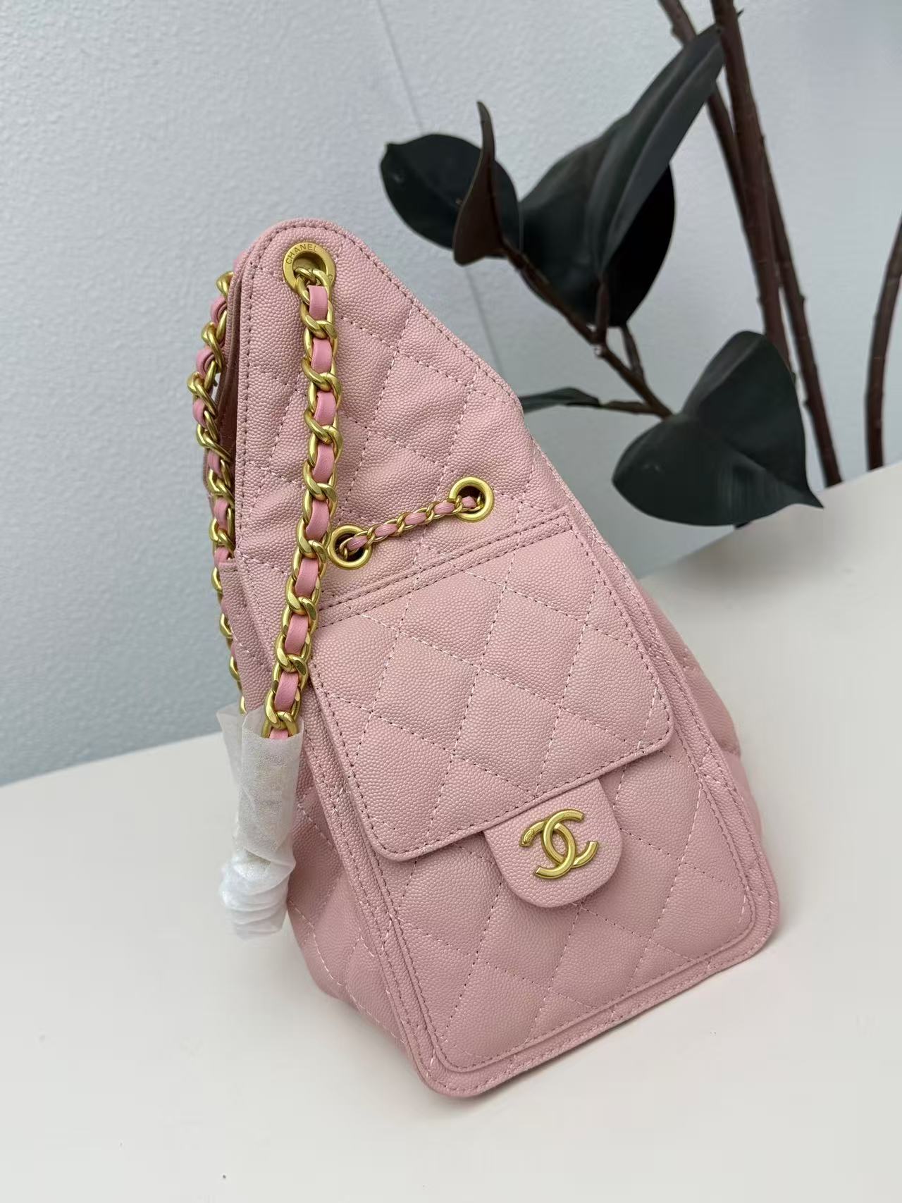 CHANE1 牛革バケットバッグ【 50％割引+送料無料】