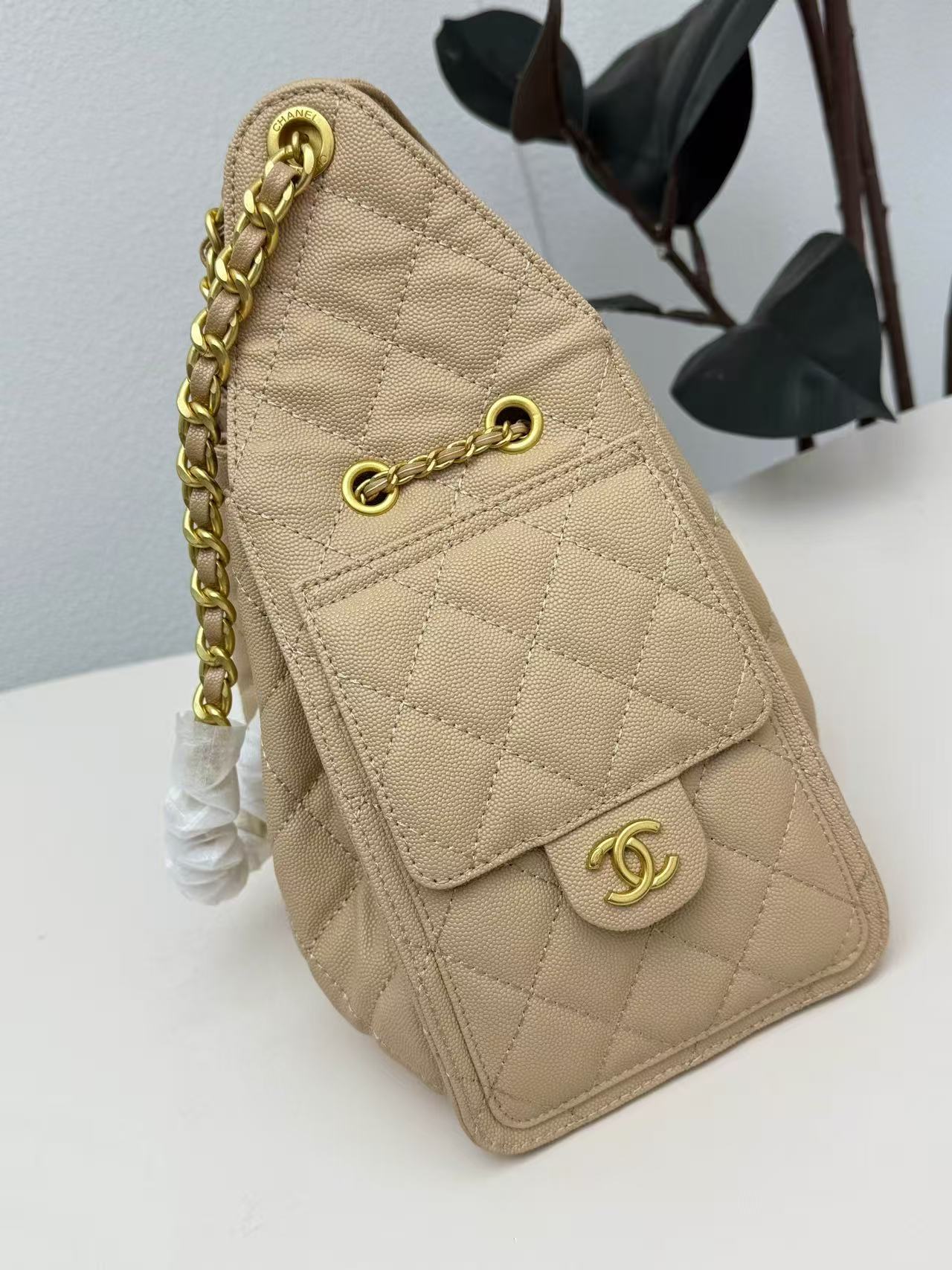 CHANE1 牛革バケットバッグ【 50％割引+送料無料】