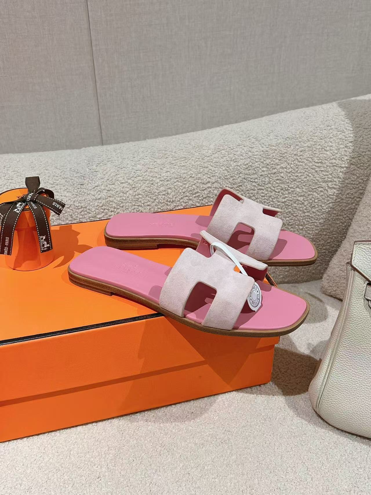 HERME5高品質の鹿革スリッパ【50％割引+送料無料】