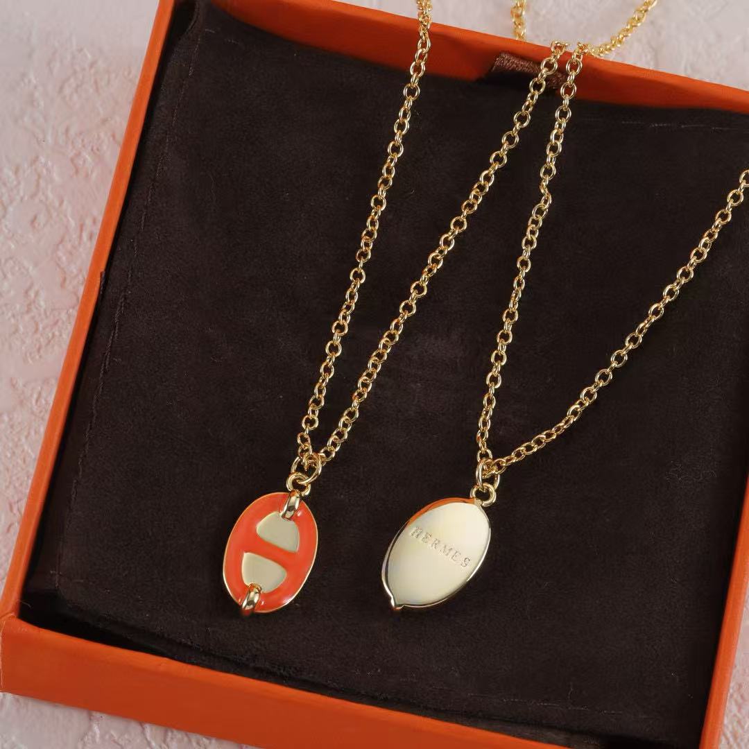 HERME5 豚の鼻ネックレス【 50％割引+送料無料】