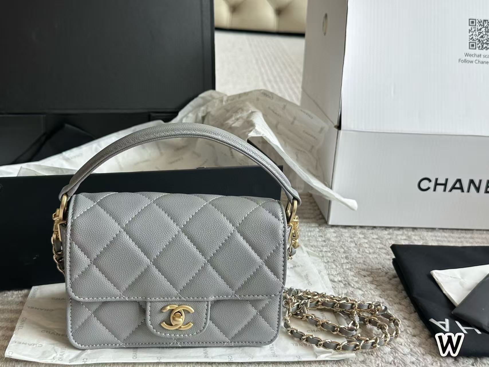 CHANE1 フラップ ハンドバッグ【 50％割引+送料無料】