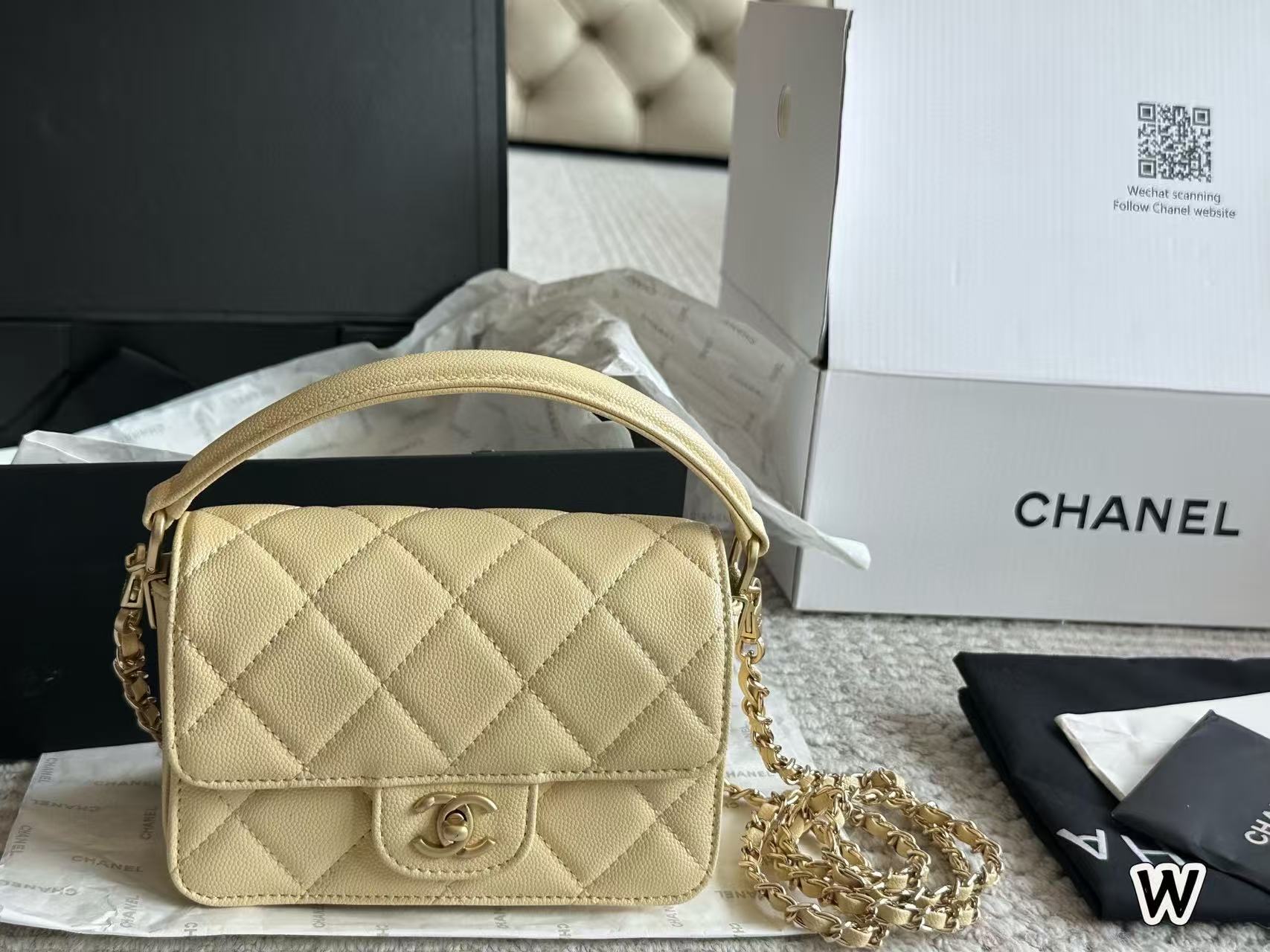 CHANE1 フラップ ハンドバッグ【 50％割引+送料無料】