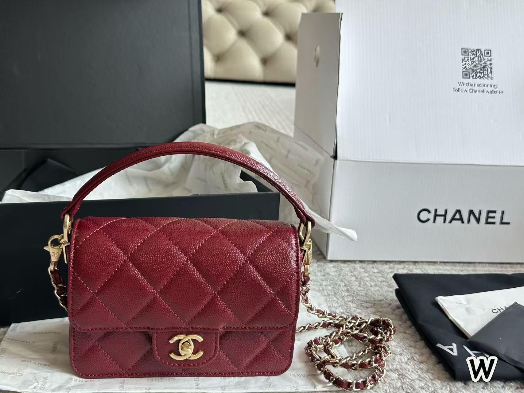 CHANE1 フラップ ハンドバッグ【 50％割引+送料無料】