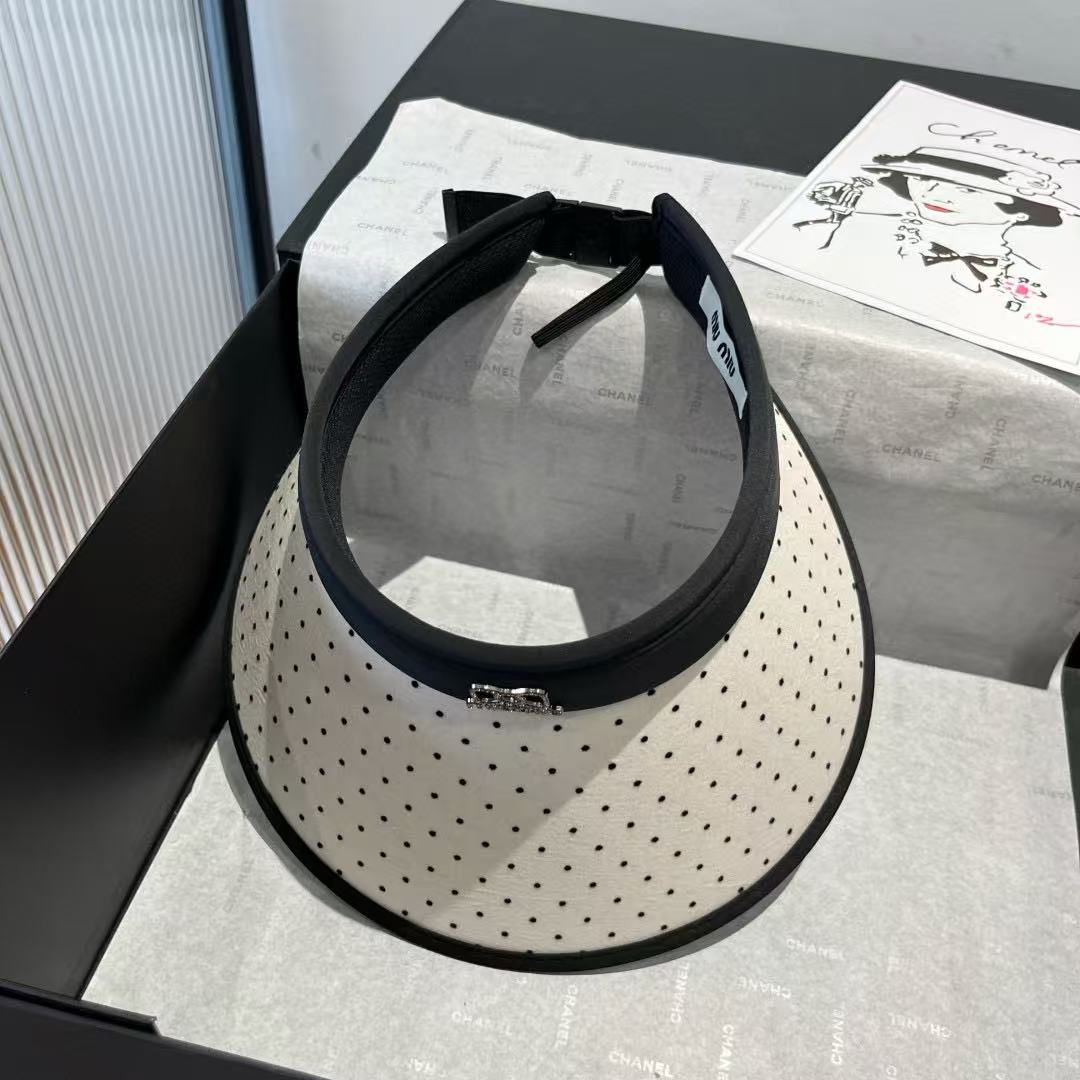 M1UM1U 水玉空トップサンハット【 50％割引+送料無料】